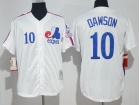 Montreal Expos #10 Andrew Dawson White Throwback Jersey