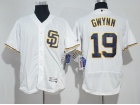 San Diego Padres #19 Tony Gwynn White Flexbase Jersey