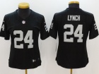 Oakland Raiders #24 Marshawn Lynch Black Women's Vapor Untouchable Limited Jersey