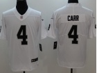 Oakland Raiders #4 Derek Carr White Men's Vapor Untouchable Limited Jersey