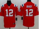 New England Patriots #12 Tom Brady Red Men's Vapor Untouchable Limited Jersey