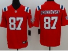 New England Patriots #87 Rob Gronkowski Red Men's Vapor Untouchable Limited Jersey