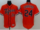 Detroit Tigers #24 Miguel Cabrera Orange Flexbase Jersey