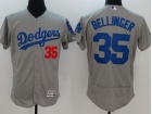 Los Angeles Dodgers #35 Cody Bellinger Grey FlexBase Jerseys