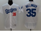 Los Angeles Dodgers #35 Cody Bellinger White FlexBase Jerseys