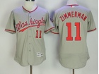 Washington Nationals #11 Ryan Zimmerman Grey 2017 Flexbase Jerseys