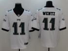 Philadelphia Eagles #11 Carson Wentz White Vapor Untouchable Limited Football Jersey