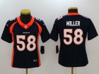 Denver Broncos #58 Von Miller Blue Women Vapor Untouchable Limited Jersey