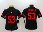 San Francisco 49ers #53 NaVorro Bowman Black Women Vapor Untouchable Limited Jersey