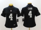 Oakland Raiders #4 Derek Carr Black Women Vapor Untouchable Limited Jersey