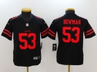 San Francisco 49ers #53 NaVorro Bowman Black  Youth Vapor Untouchable Limited Jersey