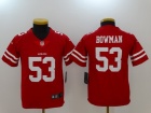 San Francisco 49ers #53 NaVorro Bowman Red Youth Vapor Untouchable Limited Jersey