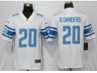 Detroit Lions #20 B.Sanders White Vapor Untouchable Limited Football Jersey