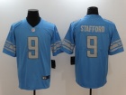 Detroit Lions #9 Matthew Stafford Blue Mens Vapor Untouchable Limited Jersey