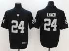 Oakland Raiders #24 Marshawn Lynch Black Men's Vapor Untouchable Limited Jersey