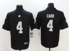 Oakland Raiders #4 Derek Carr Black Men's Vapor Untouchable Limited Jersey