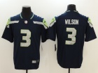 Seattle Seahawks #3 Russell Wilson Blue Vapor Untouchable Limited Football Jersey