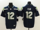 Seattle Seahawks #12 Fan Blue Vapor Untouchable Limited Football Jersey