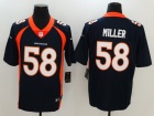 Denver Broncos #58 Von Miller Blue Vapor Untouchable Limited Football Jersey