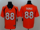 Denver Broncos #88 Demaryius Thomas Orange Vapor Untouchable Limited Football Jersey