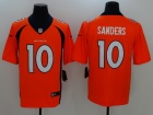 Denver Broncos #10 Emmanuel Sanders Orange Vapor Untouchable Limited Football Jersey