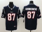 New England Patriots #87 Rob Gronkowski Blue Men's Vapor Untouchable Limited Jersey