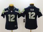 Seattle Seahawks #12 Fan Blue Womens Vapor Untouchable Limited Football Jersey