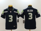 Seattle Seahawks #3 Russell Wilson Blue Youth Vapor Untouchable Limited Football Jersey