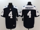 Dallas Cowboys #4 Dak Prescott Blue Thanksgiving Mens Vapor Untouchable Limited Jersey