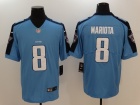 Tennessee Titans #8 Marcus Mariota Baby Blue Mens Vapor Untouchable Limited Jersey