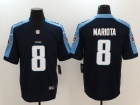 Tennessee Titans #8 Marcus Mariota Nvay Blue Mens Vapor Untouchable Limited Jersey