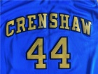 Crenshaw High School #44 Kobe Bryant Blue Basketball Jerseys