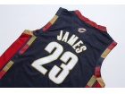 Cleveland Cavaliers #23 LeBron James Navy Blue Throwback Baskeball Jerseys