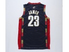 Cleveland Cavaliers #23 LeBron James Navy Blue Throwback Baskeball Jerseys