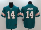 Miami Dolphins #14 Jarvis Landry Green Mens Vapor Untouchable Limited Jersey