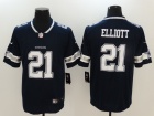 Dallas Cowboys #21 Ezekiel Elliott Blue Mens Vapor Untouchable Limited Jersey