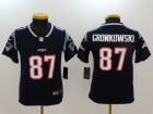 New England Patriots #87 Rob Gronkowski Blue Youth Vapor Untouchable Limited Jersey