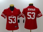 San Francisco 49ers #53 NaVorro Bowman Red  Womens Vapor Untouchable Limited Jersey