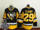 Pittsburgh Penguins #29 Marc-Andre Fleury Black with 2017 Stanley Cup Finals Patch Hockey Jersey