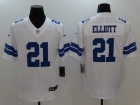 Dallas Cowboys #21 Ezekiel Elliott White Mens Vapor Untouchable Limited Jersey