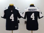 Dallas Cowboys #4 Dak Prescott Blue Thanksgiving Youth Vapor Untouchable Limited Jersey