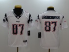 New England Patriots #87 Rob Gronkowski White Youth Vapor Untouchable Limited Jersey