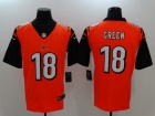 Cincinnati Bengals #18 A.J. Green Orange Men's Vapor Untouchable Limited Jersey