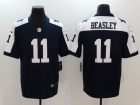 Dallas Cowboys #11 Cole Beasley Blue Thankgivings Mens Vapor Untouchable Limited Jersey