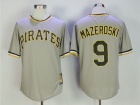 Pittsburgh Pirates #9 Bill Mazeroski Gray Road Cool Base Cooperstown Collection Player Jersey