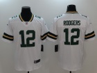 Green Bay Packers #12 Aaron Rodgers White Mens Vapor Untouchable Limited Jersey