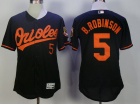 Baltimore Orioles #5 Brooks Robinson Black Flexbase Jersey