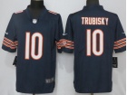 Chicago Bears #10 Mitch Trubisky Blue Color Rush Limited Football Jerseys