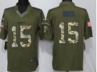 Cincinnati Bengals #15 WR John Ross Green Salute To Service Limited Jersey