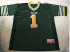 Edmonton Eskimos #1 Warren Moon Green Custom CFL Football Jersey